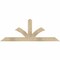Ekena Millwork Richland Rough Sawn Timber Gable Bracket, Douglas Fir, 60"W x 22"H x 2"D x 4"F, 9/12 Pitch GBW060X22X0204RIC00RDF - alternate 1